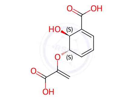 Chemical structure of isochorismic acid