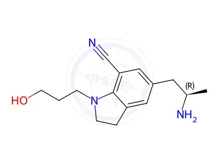 Chemical structure of Silodosin KSM I Carbonitrile Impurity 1