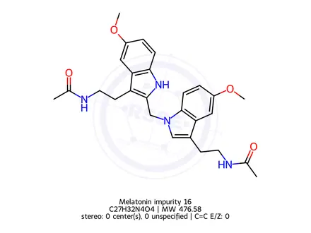Chemical structure of Melatonin Impurity 81