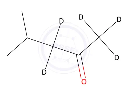 Chemical structure of 4-Methyl-2-pentanone-d5