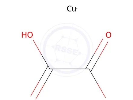 Chemical structure of Copper(II) oxalate xhydrate