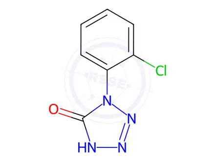 Chemical structure of 1-(2-Chlorophenyl)-5(4H)-tetrazolinone