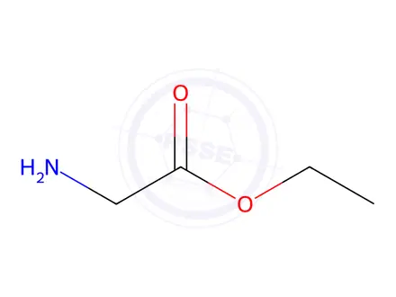 Chemical structure of ethyl 2-aminoacetate
