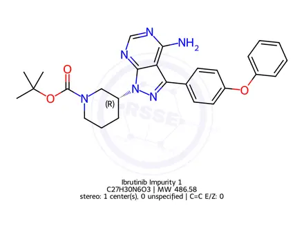 Chemical structure of Ibrutinib Impurity 222