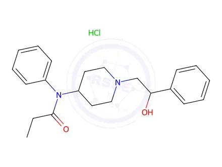Chemical structure of β-hydroxy Fentanyl hydrochloride