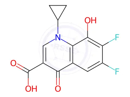 Chemical structure of Moxifloxacin Impurity Z