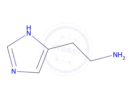 Chemical structure of Histamine dihydrochloride