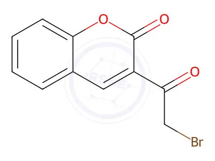 Chemical structure of 3-(Bromoacetyl)-2H-chromen-2-one