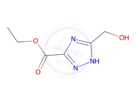 Chemical structure of Ethyl 5-(hydroxymethyl)-1h-1,2,4-triazole-3-carboxylate