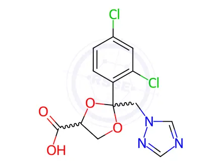 Chemical structure of Propiconazole Impurity 4