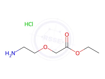 Chemical structure of ethyl 2-(2-aminoethoxy)acetate hydrochloride