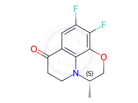 Chemical structure of Levofloxacin Impurity 11