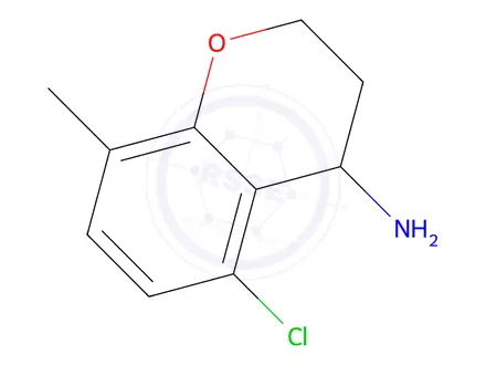 Chemical structure of 5-Chloro-8-methylchroman-4-amine
