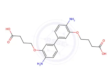 Chemical structure of Dicarboxidine DiHydrochloride Salt