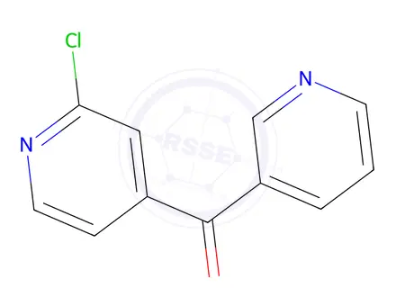 Chemical structure of 2-chloro-4-(pyridine-3-carbonyl)pyridine
