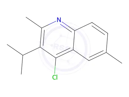 Chemical structure of 4-Chloro-3-isopropyl-2,6-dimethylquinoline