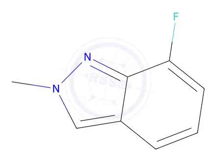 Chemical structure of 7-fluoro-2-methyl-2H-indazole