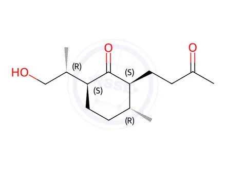 Chemical structure of Artemisinin Impurity 2