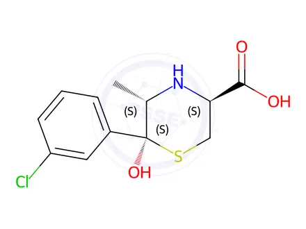 Chemical structure of (3S,5S,6S)-Bupropion Impurity
