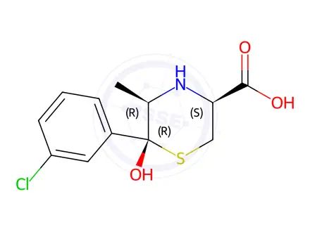 Chemical structure of (3S,5R,6R)-Bupropion Impurity