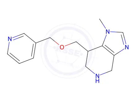 Chemical structure of 1-Methyl-7-((pyridin-3-ylmethoxy)methyl)-4,5,6,7-tetrahydro-1H-imidazo[4,5-c]pyridine