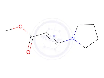 Chemical structure of 3-Pyrrolidin-1-ylacrylic Acid Methyl Ester