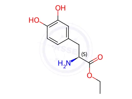 Chemical structure of Etilevodopa