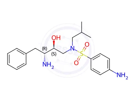 Chemical structure of Darunavir Impurity A Enantiomer
