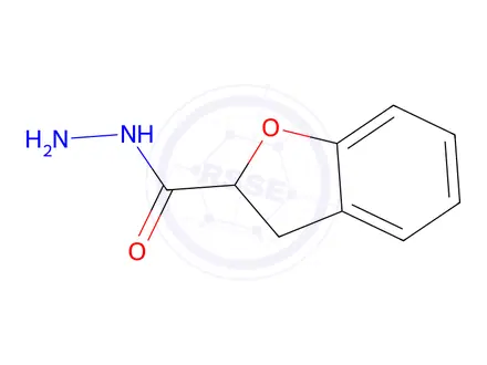 Chemical structure of 2,3-dihydro-1-benzofuran-2-carbohydrazide
