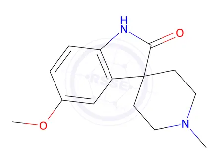 Chemical structure of 5-Methoxy-1'-methylspiro[indoline-3,4'-piperidin]-2-one