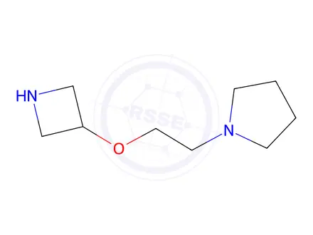 Chemical structure of 1-(2-(Azetidin-3-yloxy)ethyl)pyrrolidine