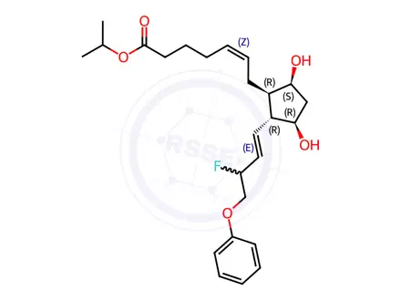 Chemical structure of Tafluprost Impurity 77