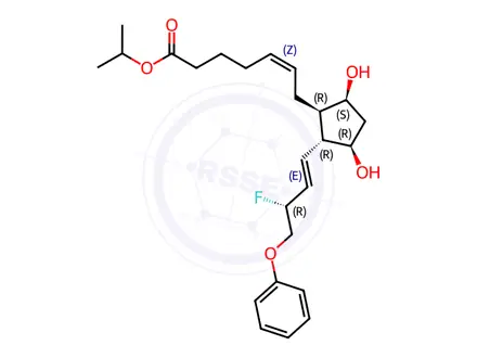 Chemical structure of Tafluprost Impurity 8