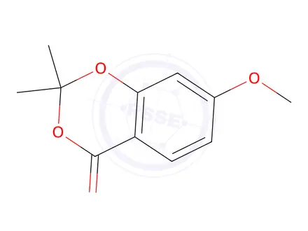 Chemical structure of 7-Methoxy-2,2-dimethyl-4H-1,3-benzodioxin-4-one