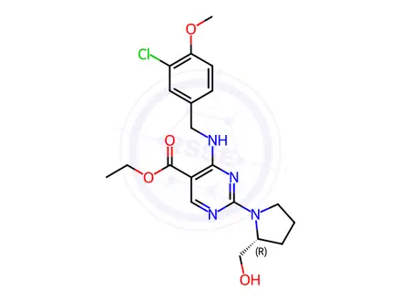 Chemical structure of Avanafil Ethyl Ester Analog