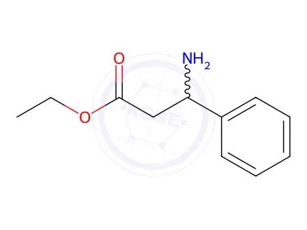 Chemical structure of Ethyl 3-amino-3-phenylpropanoate