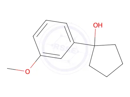 Chemical structure of 1-(3-Methoxyphenyl)cyclopentan-1-ol