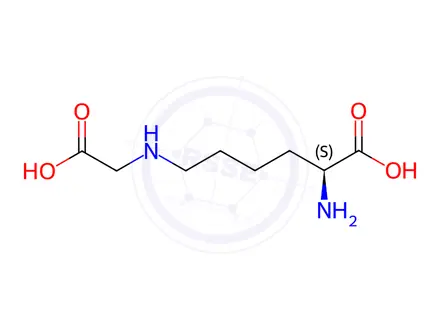 Chemical structure of N-ε-Carboxymethyl-L-lysine