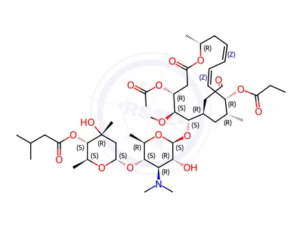 Chemical structure of Josamycin Impurity 1