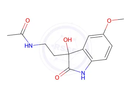 Chemical structure of 3-hydroxy Melatonin Impurity