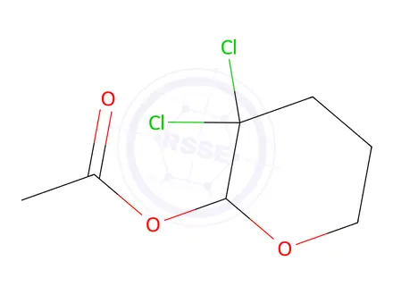 Chemical structure of 2-ACETOXY-3,3-DICHLOROTETRAHYDROPYRAN, 96