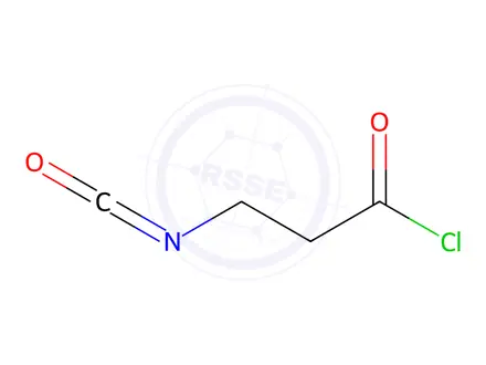 Chemical structure of 3-Isocyanatopropanoylchloride