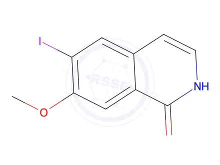 Chemical structure of 6-Iodo-7-methoxy-1(2H)-isoquinolinone