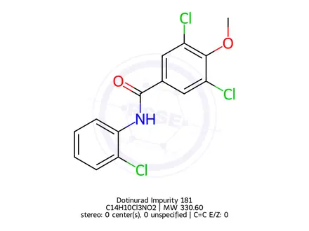 Chemical structure of Dotinurad Impurity 431