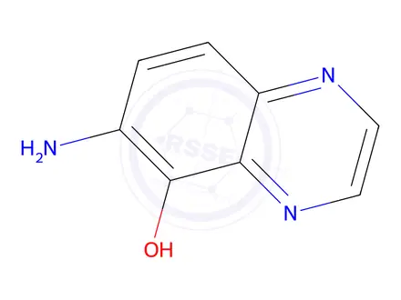 Chemical structure of 6-Aminoquinoxalin-5-ol
