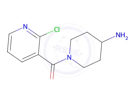 Chemical structure of (4-aminopiperidin-1-yl)(2-chloropyridin-3-yl)methanone