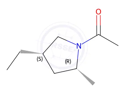 Chemical structure of 1-((2R,4S)-4-Ethyl-2-methylpyrrolidin-1-yl)ethanone
