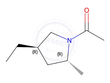 Chemical structure of 1-((2R,4R)-4-Ethyl-2-methylpyrrolidin-1-yl)ethanone