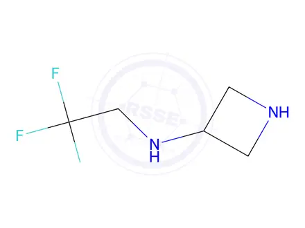 Chemical structure of N-(2,2,2-Trifluoroethyl)azetidin-3-amine