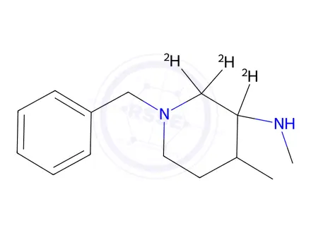 Chemical structure of N,4-Dimethyl-1-benzyl-3-piperidinamine D3